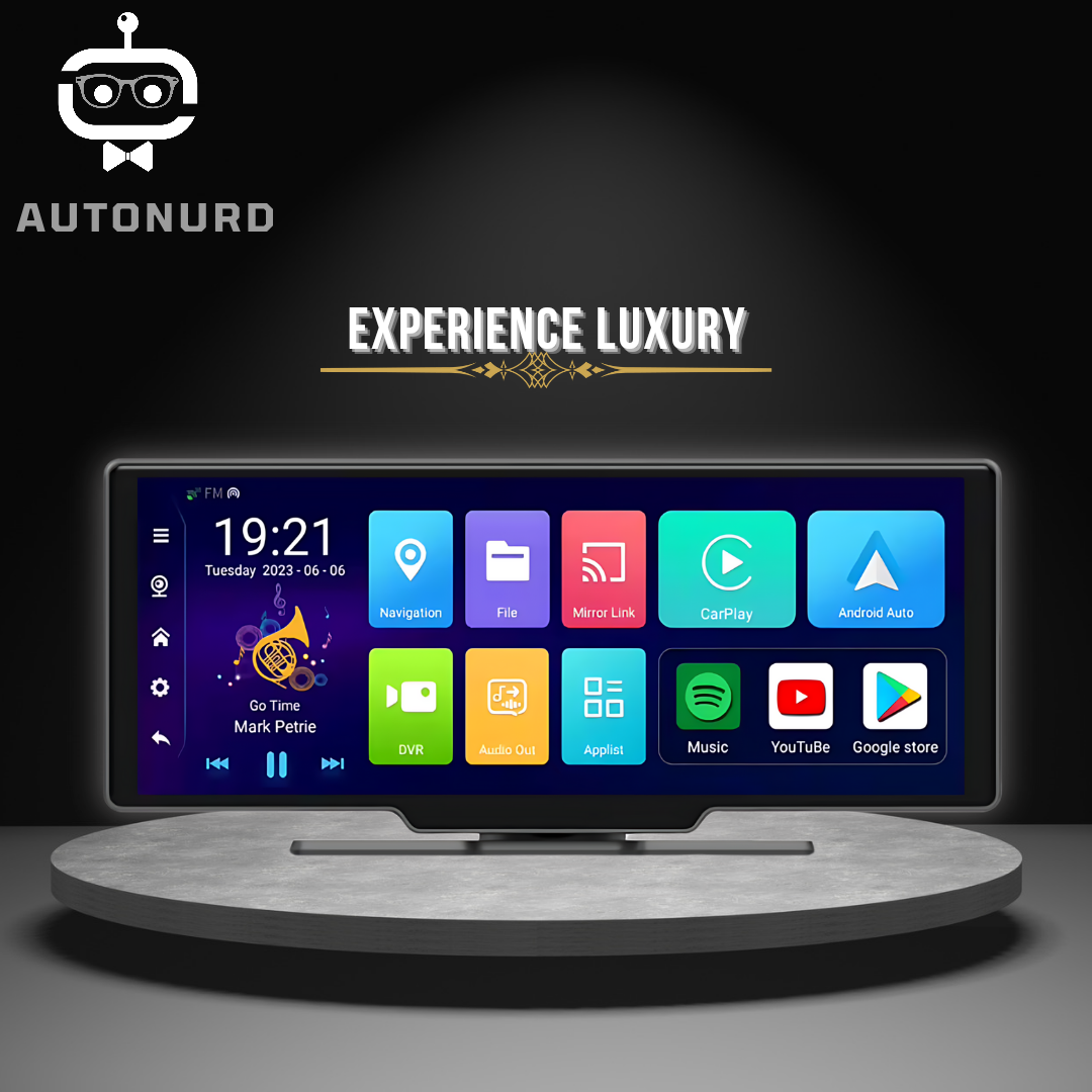 AutoNurd CarPlay Cam for capturing road trips, featuring innovative technology and stylish design for safety and connectivity.